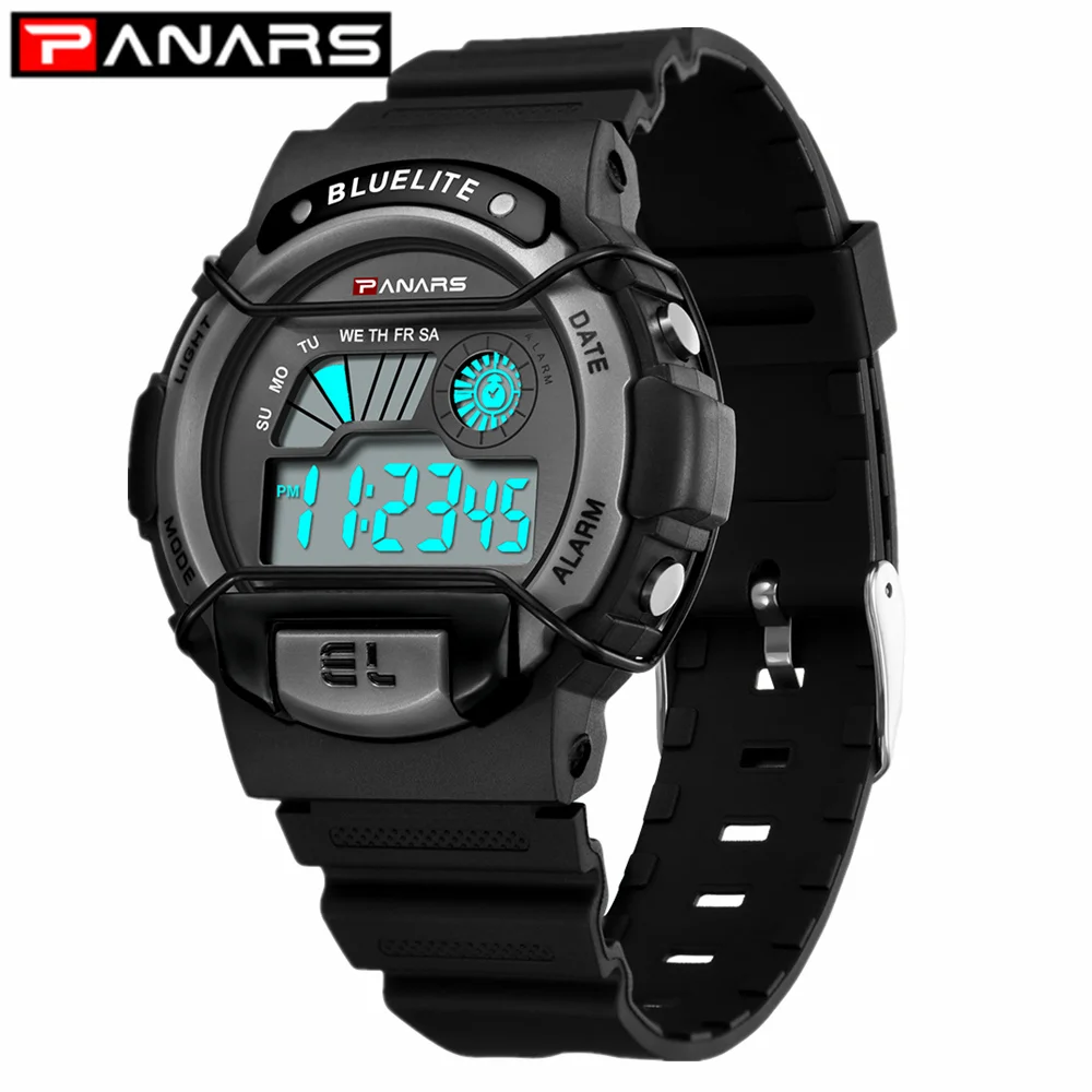 PANARS New Arrival Men Luminous Sports Watch Multi-function Business Street Waterproof Male Wrist Watch Fitness Digital Watch
PANARS New Arrival Men Luminous Sports Watch Multi-function Business Street Waterproof Male Wrist Watch Fitness Digital Watch