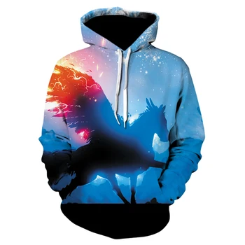 Men and women 3D animal print hip-hop fun street wearing hoodie lovers, stars gallop horse personality casual hoodie
Men and women 3D animal print hip-hop fun street wearing hoodie lovers, stars gallop horse personality casual hoodie