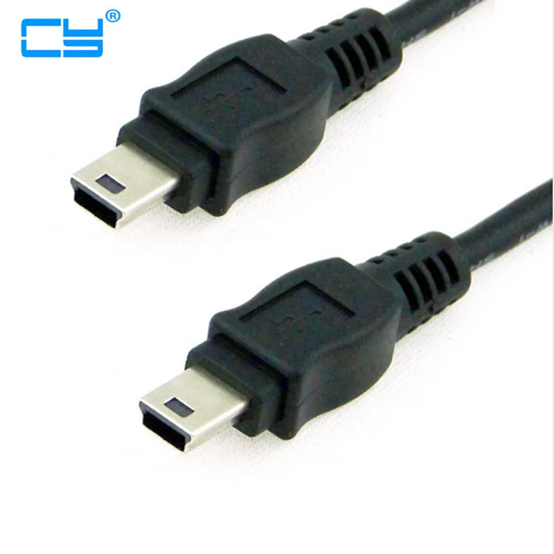 Mini USB Tybe B папа к MINI 5PIN зарядное устройство кабель для аккумулятора 50 см черный |