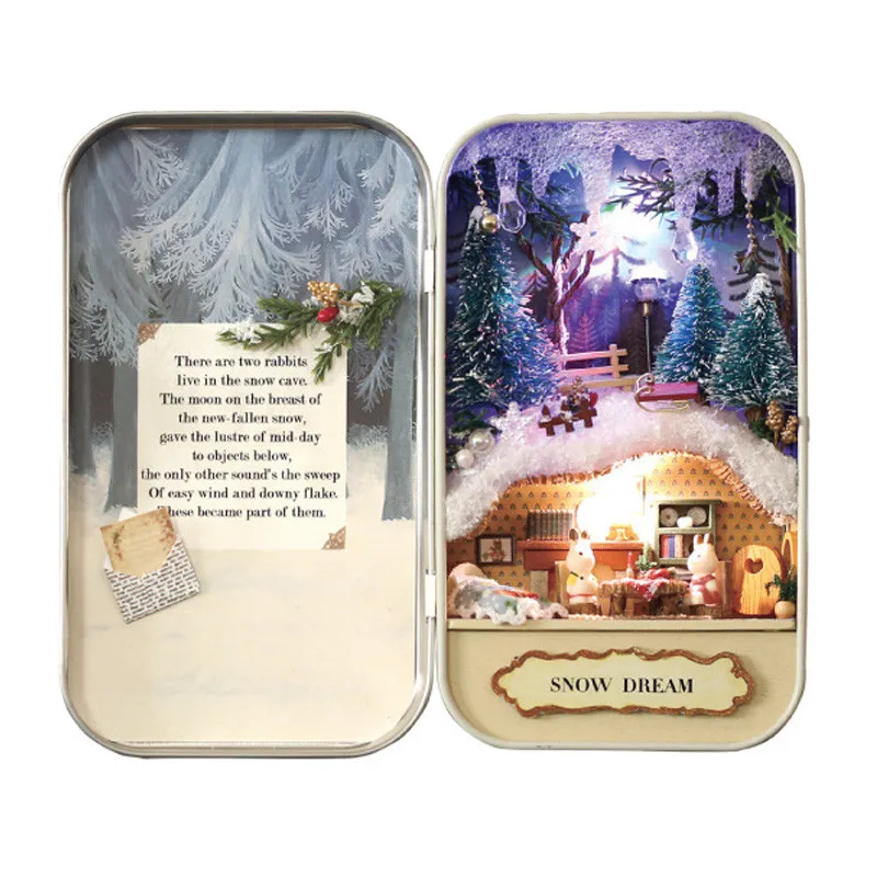 Box Theatre DIY Doll House 3D Miniature Wooden Puzzle Dollhouses Mini Furniture Decoration Toy for Kid Toys Birthday Gifts
Box Theatre DIY Doll House 3D Miniature Wooden Puzzle Dollhouses Mini Furniture Decoration Toy for Kid Toys Birthday Gifts