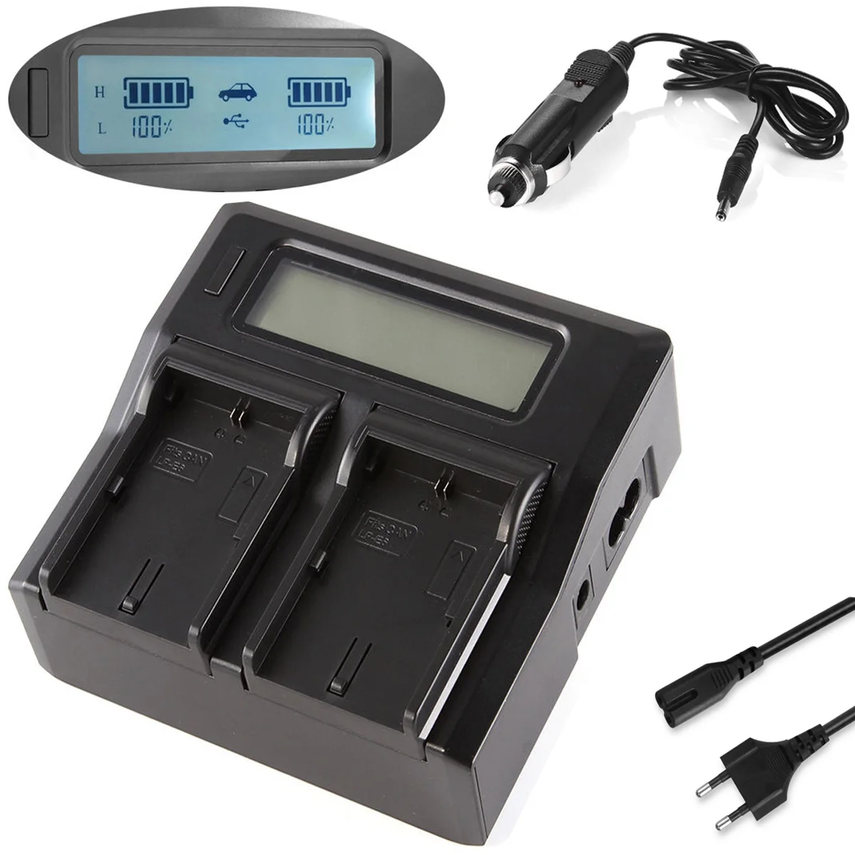 Dual LCD Quick Battery Charger for Sony DEV-3,DEV3, DEV-5,DEV5, DEV-30,DEV30, DEV-50,DEV50,DEV-50V Digital Recording Binoculars
Dual LCD Quick Battery Charger for Sony DEV-3,DEV3, DEV-5,DEV5, DEV-30,DEV30, DEV-50,DEV50,DEV-50V Digital Recording Binoculars