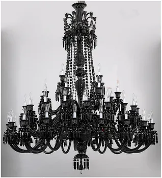 Banquet Church Large Chandelier lustre light Villa Antique black glass Crystal Chandeliers Lamp Led Black Chandelier Lampadario
Banquet Church Large Chandelier lustre light Villa Antique black glass Crystal Chandeliers Lamp Led Black Chandelier Lampadario