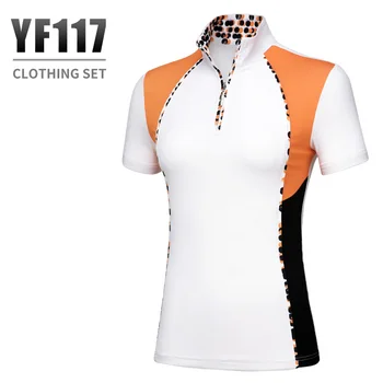 PGM golf apparel ladies zip collar short-sleeved T-shirt summer breathable fast-drying Golf Shirts high quality women's clothing
PGM golf apparel ladies zip collar short-sleeved T-shirt summer breathable fast-drying Golf Shirts high quality women's clothing
