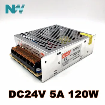AC110V 220V to DC24V 5A 120W Lighting Transformers CCTV / LED Strip Power Supply Adapter
AC110V 220V to DC24V 5A 120W Lighting Transformers CCTV / LED Strip Power Supply Adapter