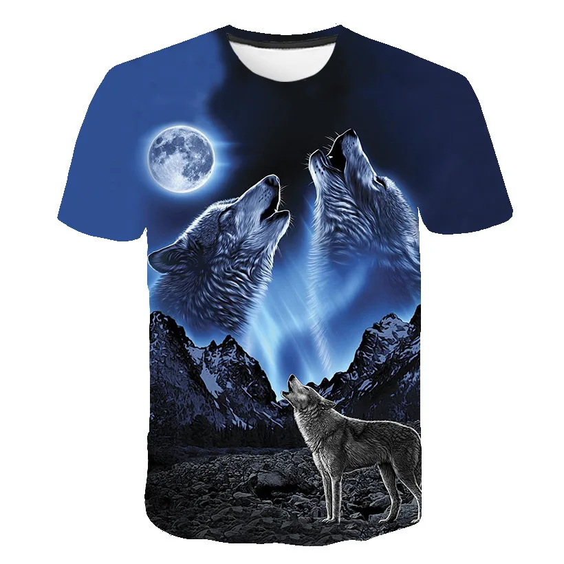2019 men's t-shirt wolf Print Harajuku T-shirt 3D men's t-shirt novelty animal shirt T-shirt men's short-sleeved summer
2019 men's t-shirt wolf Print Harajuku T-shirt 3D men's t-shirt novelty animal shirt T-shirt men's short-sleeved summer