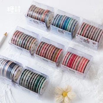 10 Pcs/lot Colour Coffee Shop Series PET Washi Tape Decorative Adhesive Tape DIY Scrapbooking Sticker Label Journal Stationery
10 Pcs/lot Colour Coffee Shop Series PET Washi Tape Decorative Adhesive Tape DIY Scrapbooking Sticker Label Journal Stationery