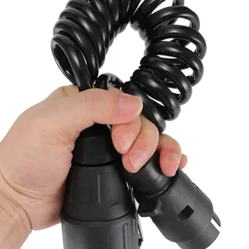 New 2M 7-13 Pin 12V Extension Cord Wiring Caravan Connectors Trailer Plug Socket With Spring Cable Car Accessories for Truck Bus
New 2M 7-13 Pin 12V Extension Cord Wiring Caravan Connectors Trailer Plug Socket With Spring Cable Car Accessories for Truck Bus