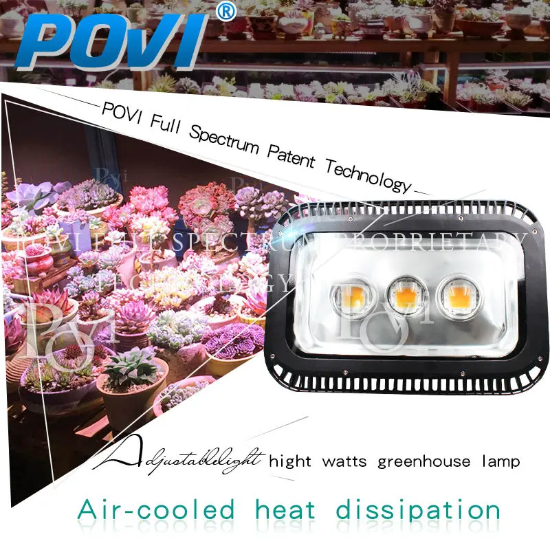 POVI greenhouse project led grow light IP65 waterproof full spectrum COB led chip high PPFD illumination for indoor plant growth
POVI greenhouse project led grow light IP65 waterproof full spectrum COB led chip high PPFD illumination for indoor plant growth