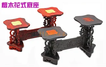 Fancy low wholesale Ebony wood base wood crafts jade ornaments teapot display rack
Fancy low wholesale Ebony wood base wood crafts jade ornaments teapot display rack