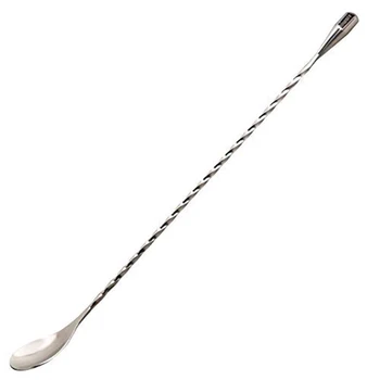 Free Shipping 30cm (12Inches) Stainless Steel Cocktail Spoon Mixing Spoon, Spiral Pattern Bar Cocktail Shaker Spoon
Free Shipping 30cm (12Inches) Stainless Steel Cocktail Spoon Mixing Spoon, Spiral Pattern Bar Cocktail Shaker Spoon
