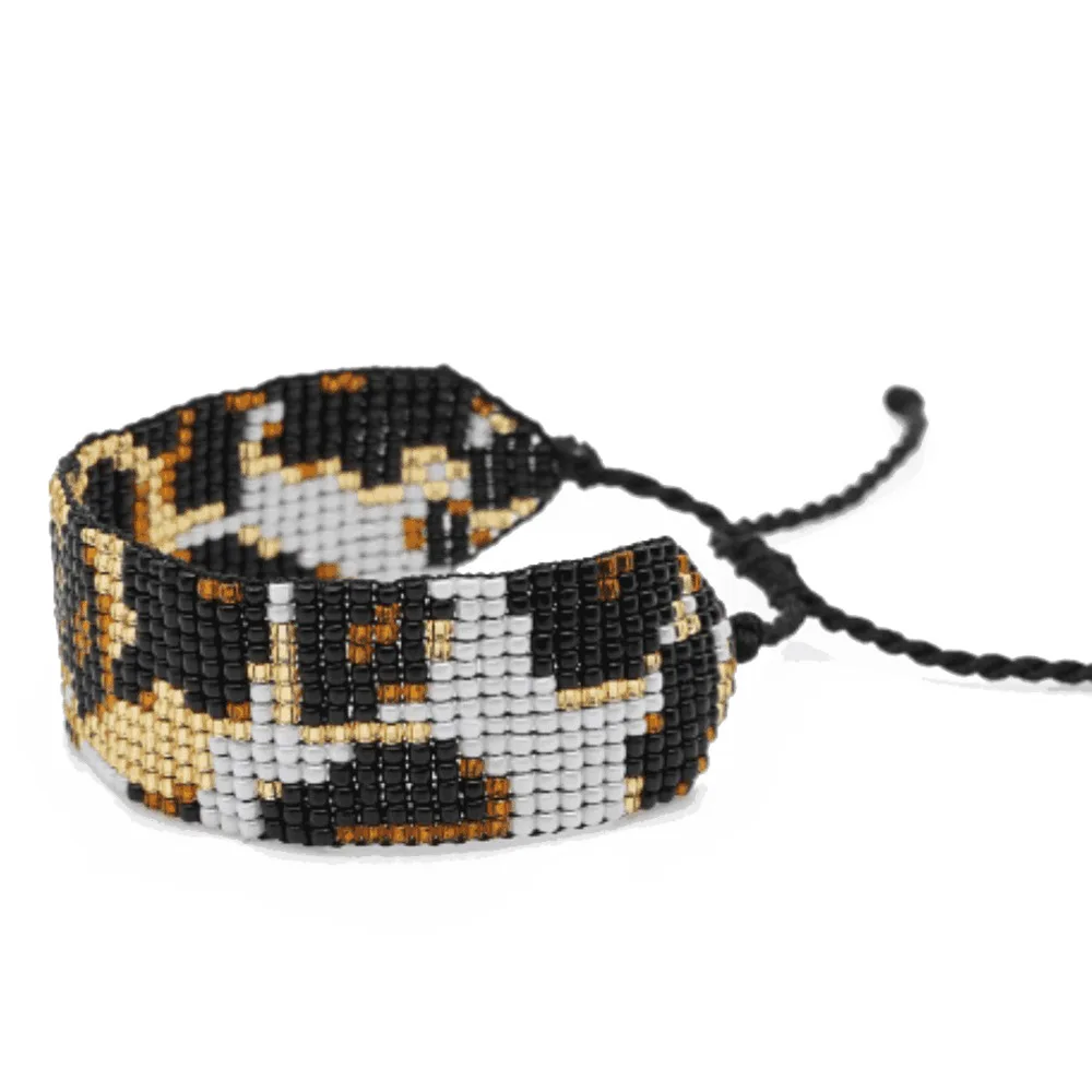Dropshipping Leopard Bracelet MIYUKI Seed Beads Loom Woven Cuff Bracelets Pentagram Tassel Women Men Jewelry Gift Handmade
Dropshipping Leopard Bracelet MIYUKI Seed Beads Loom Woven Cuff Bracelets Pentagram Tassel Women Men Jewelry Gift Handmade