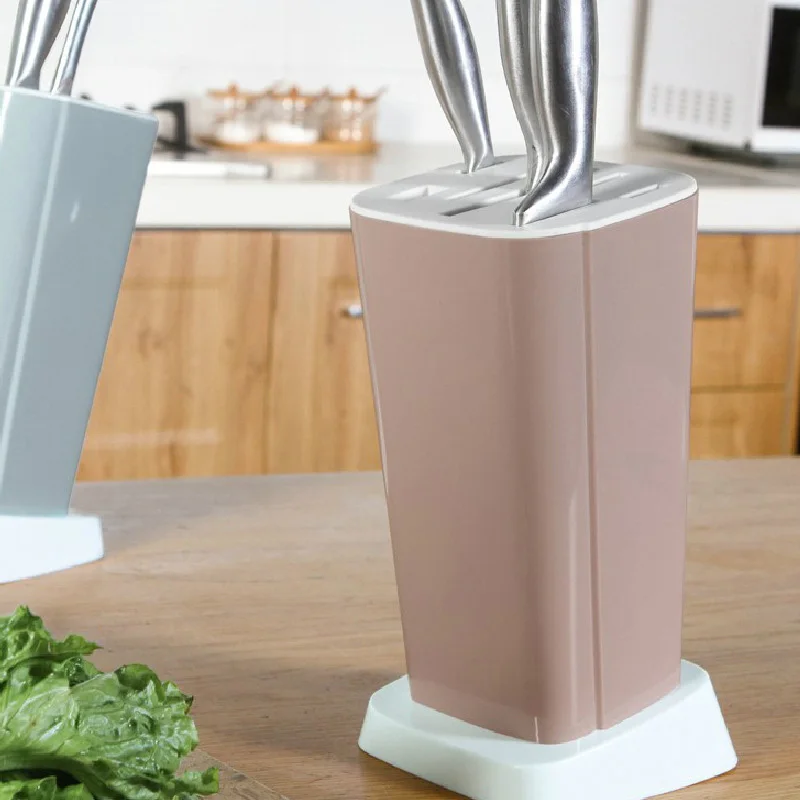 Plastic Multi-function Kitchen Knife Racks Turret Tool Holder Kitchen Shelving Storage Rack Knife Inserted Storage Rack
Plastic Multi-function Kitchen Knife Racks Turret Tool Holder Kitchen Shelving Storage Rack Knife Inserted Storage Rack