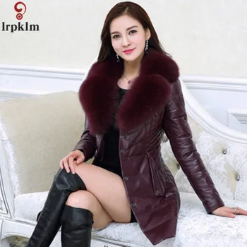 Women Winter Leather JacKet Cotton Padded Clothing Thick Parkas Big Fake Fur Collar Coats For Female Plus Size 5XL CH771
Women Winter Leather JacKet Cotton Padded Clothing Thick Parkas Big Fake Fur Collar Coats For Female Plus Size 5XL CH771