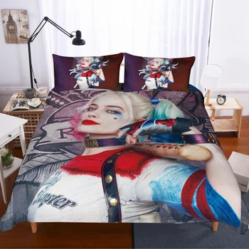 3D Anime Suicide Squad cartoon joker Square soft Printed Pillowcases Bedding Set Queen King Size Dropshipping ON2
3D Anime Suicide Squad cartoon joker Square soft Printed Pillowcases Bedding Set Queen King Size Dropshipping ON2