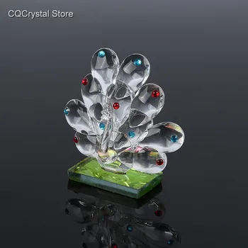 Crystal Glass Peacock Figurines Miniatures Ornament Birthday Mother's day Gift Home Decor 2 Colors Peacock Sculpture Paperweight
Crystal Glass Peacock Figurines Miniatures Ornament Birthday Mother's day Gift Home Decor 2 Colors Peacock Sculpture Paperweight