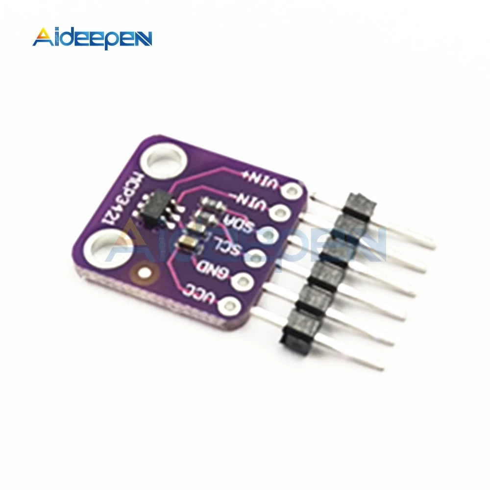 MCP3421 I2C SOT23-6 Delta-Sigma ADC Evaluation Module Board for PICkit Serial Analyzer Module
MCP3421 I2C SOT23-6 Delta-Sigma ADC Evaluation Module Board for PICkit Serial Analyzer Module