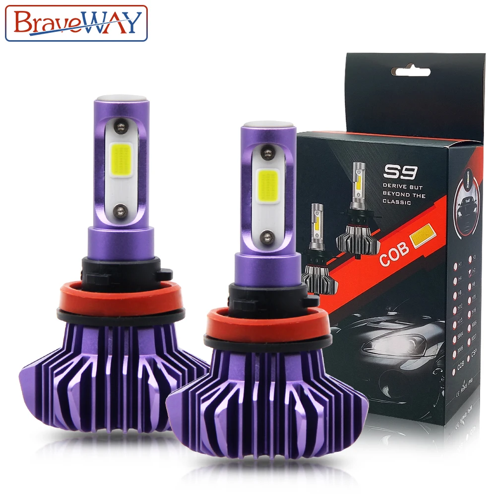 BraveWay COB Chip LED H4 H7 9005 HB3 9006 HB4 H11 H8 H1 Bulb Car 12000LM 6500K 12V for Motorcycle Auto Headlight
BraveWay COB Chip LED H4 H7 9005 HB3 9006 HB4 H11 H8 H1 Bulb Car 12000LM 6500K 12V for Motorcycle Auto Headlight