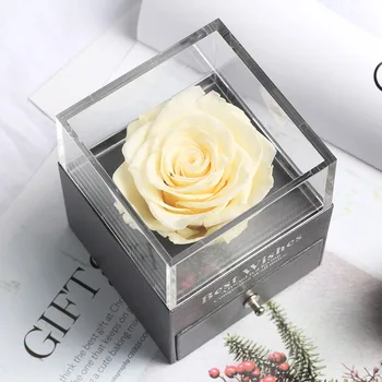 Birthday Gift Beauty and the Beast Red Rose w/ Fallen Petals in a Glass Dome on a Wooden Base for Christmas Valentine's Gifts
Birthday Gift Beauty and the Beast Red Rose w/ Fallen Petals in a Glass Dome on a Wooden Base for Christmas Valentine's Gifts