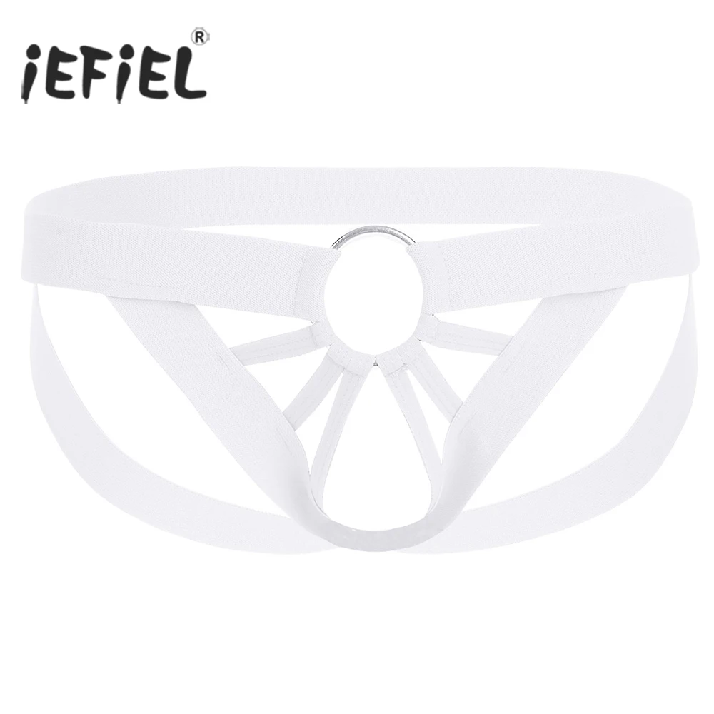 iEFiEL Men's Lingerie Panties Athletic Supporter Jockstraps Open Butt Sexy Gay Men Bikini Underwear Underpants with O-Ring
iEFiEL Men's Lingerie Panties Athletic Supporter Jockstraps Open Butt Sexy Gay Men Bikini Underwear Underpants with O-Ring