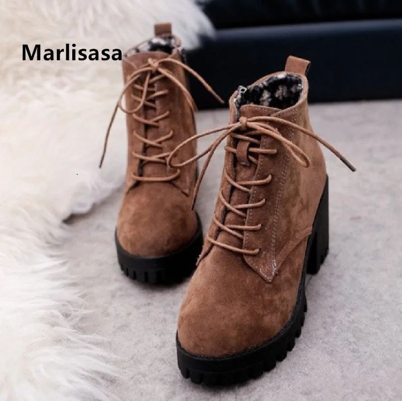 Women Fashion High Quality Brown Anti Skid High Heel Boots Ladies Casual Black Street Boots Female Autumn Winter Shoes G2678
Women Fashion High Quality Brown Anti Skid High Heel Boots Ladies Casual Black Street Boots Female Autumn Winter Shoes G2678