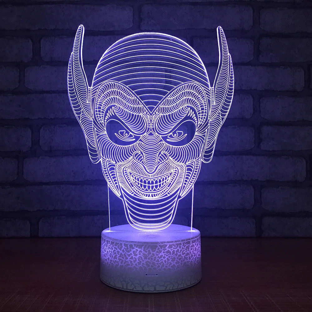 2018 New Savage Mask Night Light Led Colorful Gradual Change Night Light Usb Creative Gift Desk Lamp 3d Light Fixtures
2018 New Savage Mask Night Light Led Colorful Gradual Change Night Light Usb Creative Gift Desk Lamp 3d Light Fixtures