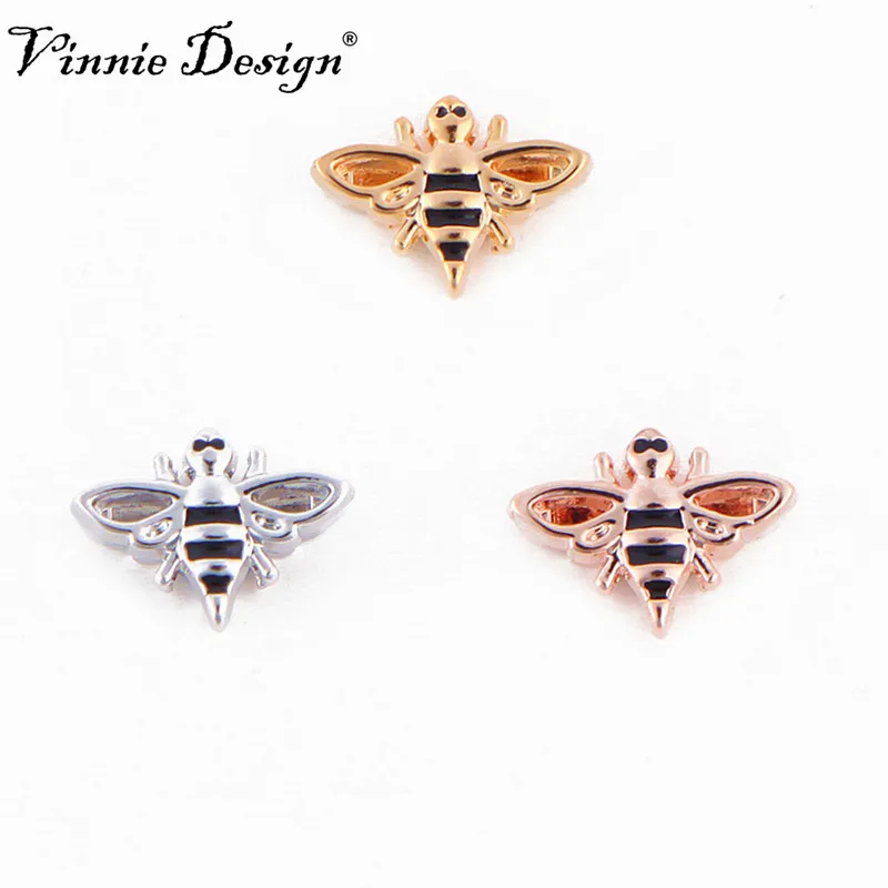 Vinnie Design Jewelry Bumble Bee Slide Charms for Wrap Mesh Keepers Bracelets DIY Accessories Making 10pcs/lot
Vinnie Design Jewelry Bumble Bee Slide Charms for Wrap Mesh Keepers Bracelets DIY Accessories Making 10pcs/lot