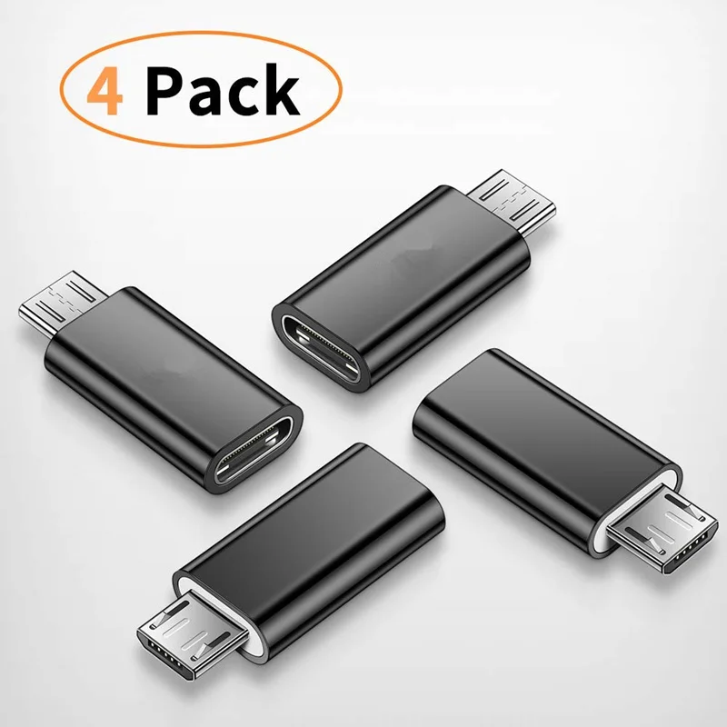 4PCS Type C To Micro USB Adapter Charger Converter for Samsung Xiaomi Huawei Tupe-c Typec Usbc To Microusb Otg Charging Adapter
4PCS Type C To Micro USB Adapter Charger Converter for Samsung Xiaomi Huawei Tupe-c Typec Usbc To Microusb Otg Charging Adapter