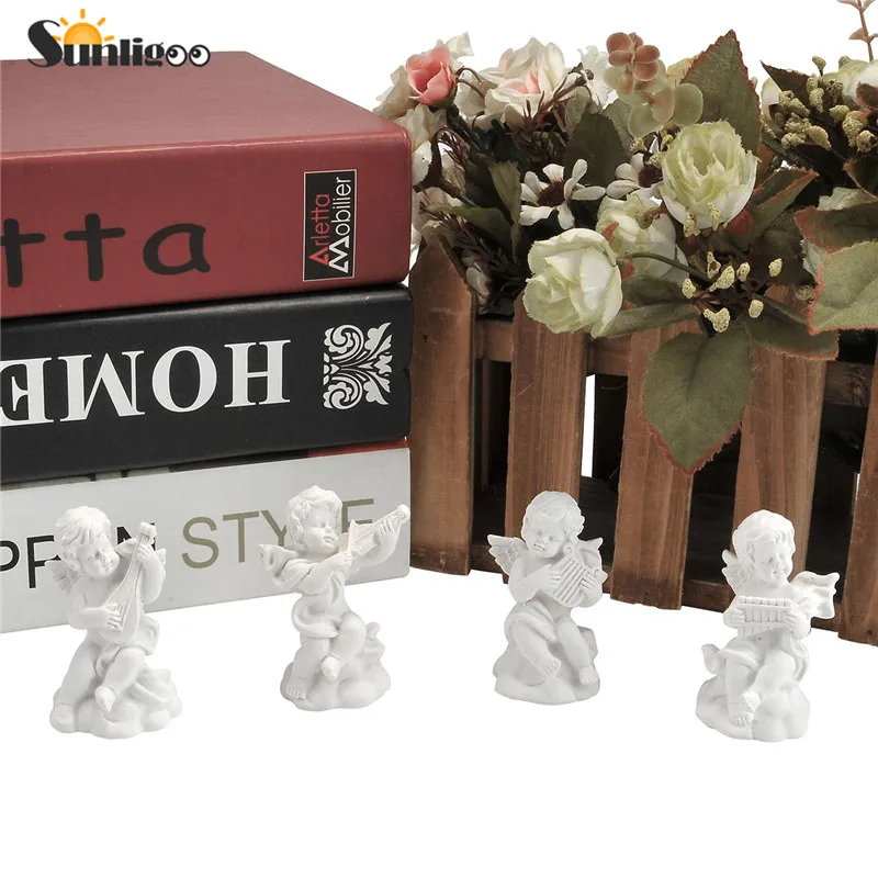Sunligoo 4pc Mini Cute Angel Statue Small Cupid Figure Home&Garden Decor Music Fairy Model Sketch practice Estatua Festival Gift
Sunligoo 4pc Mini Cute Angel Statue Small Cupid Figure Home&Garden Decor Music Fairy Model Sketch practice Estatua Festival Gift