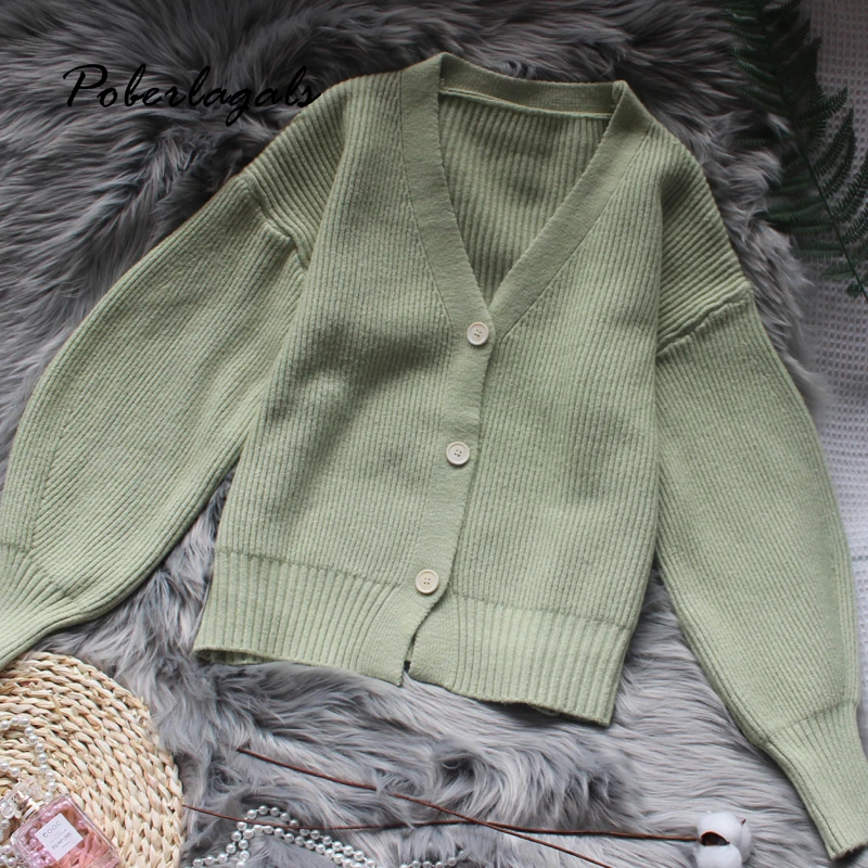 Autumn winter Knitted Sweater Women 2019 knitted cardigans female loose large size V-neck comfortable female cardigan coat
Autumn winter Knitted Sweater Women 2019 knitted cardigans female loose large size V-neck comfortable female cardigan coat