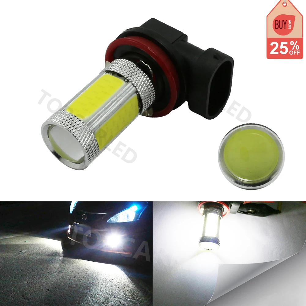 1pcs LED High Power 10W COB H11 Fog lamp Head Bulb Light Lamp 12V Parking Led Car Source | Автомобили и мотоциклы