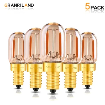 Granriland T22 Dimmable Edison LED Filament Night Bulb Amber Glass Tubular 1W 2200K E12 E14 110-240V Decorative Pendant Lighting
Granriland T22 Dimmable Edison LED Filament Night Bulb Amber Glass Tubular 1W 2200K E12 E14 110-240V Decorative Pendant Lighting