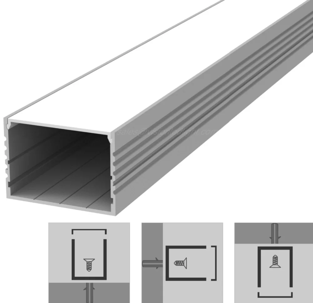 4m(4pcs) a lot, 1m per piece, wide led aluminum profile with milky diffuse cover, end caps including, AP5035-1M
4m(4pcs) a lot, 1m per piece, wide led aluminum profile with milky diffuse cover, end caps including, AP5035-1M