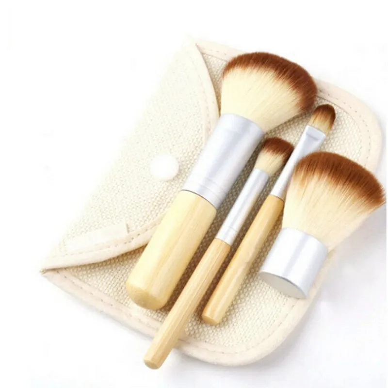 4Pcs/Set Bamboo Handle makeup brushes Cosmetics Kit Powder Blush Make up Brushes Face care foundation brush Makeup Brush Set
4Pcs/Set Bamboo Handle makeup brushes Cosmetics Kit Powder Blush Make up Brushes Face care foundation brush Makeup Brush Set