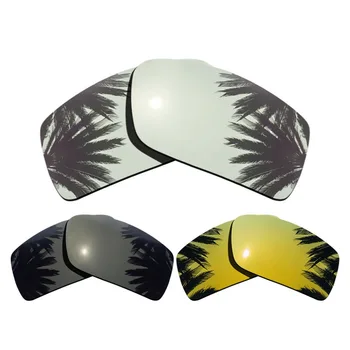 (Silver Mirrored+Black+24K Gold Mirrored Coating)3-Pairs Polarized Replacement Lenses for Gascan Frame 100% UVA & UVB Protection
(Silver Mirrored+Black+24K Gold Mirrored Coating)3-Pairs Polarized Replacement Lenses for Gascan Frame 100% UVA & UVB Protection