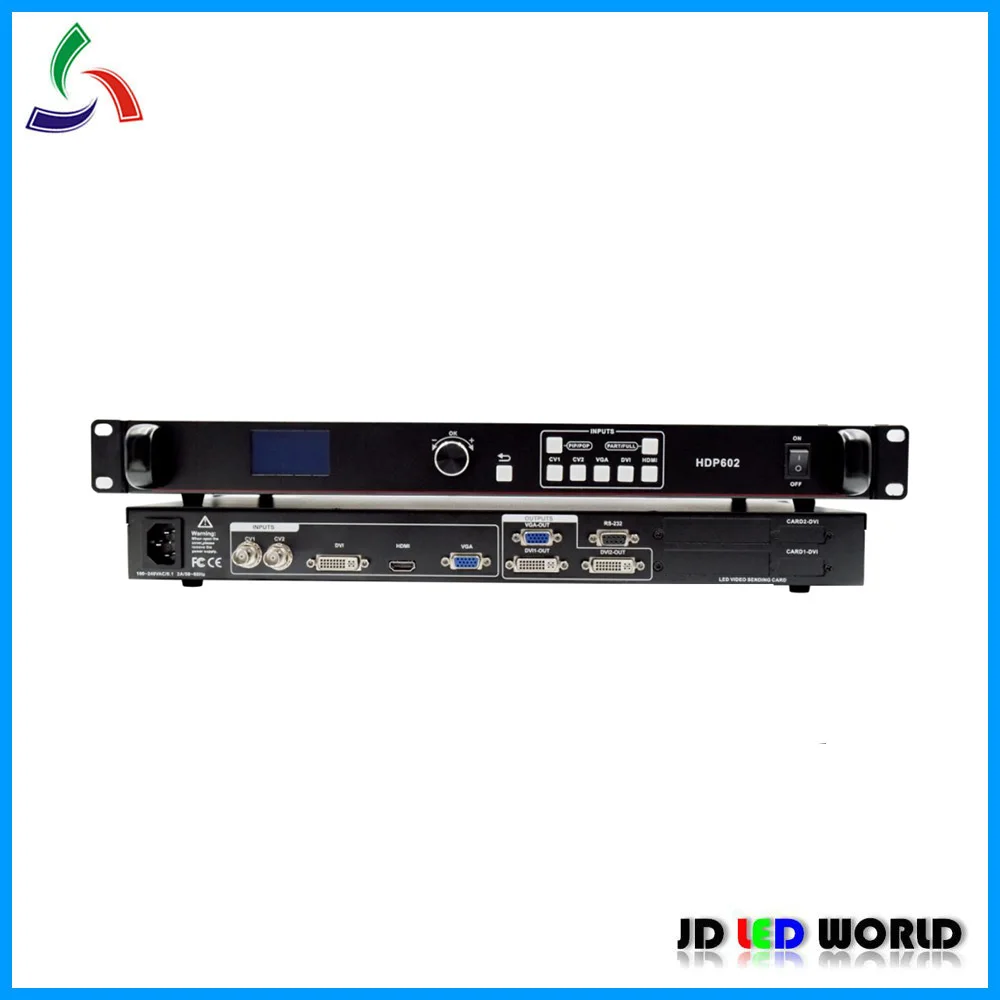 HUIDU HDP602 LED Display Screen Video Processor Work with HD A601 A602 A603 Player Box T901 Sender card
HUIDU HDP602 LED Display Screen Video Processor Work with HD A601 A602 A603 Player Box T901 Sender card