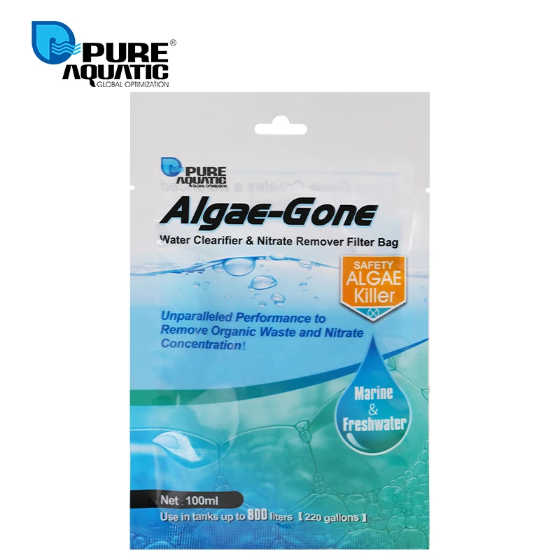 Algae remove clean bag algae gone water clearifier Nitrate remover filter bad marine reef freshwater water plant tank
Algae remove clean bag algae gone water clearifier Nitrate remover filter bad marine reef freshwater water plant tank