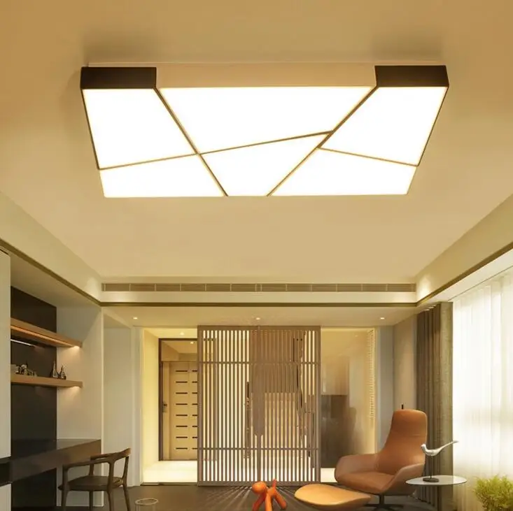 Living room lamp rectangular ceiling lamp modern minimalist black and white LED bedroom lighting wrought iron dining room lamp
Living room lamp rectangular ceiling lamp modern minimalist black and white LED bedroom lighting wrought iron dining room lamp