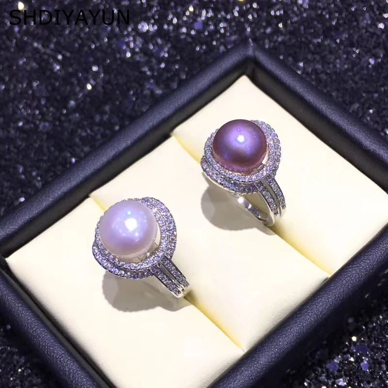SHDIYAYUN Fine Pearl Ring Natural Pearl Rings 925 Sterling Silver Noble Ring Jewelry For Women Drop Shipping Gemstone Ring
SHDIYAYUN Fine Pearl Ring Natural Pearl Rings 925 Sterling Silver Noble Ring Jewelry For Women Drop Shipping Gemstone Ring