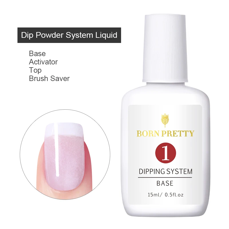 BORN PRETTY 15ml Dipping Nail Powder System Liquid 2 in 1 Clear for Dip Nail Powder Without Lamp Cure Nail Art Tool
BORN PRETTY 15ml Dipping Nail Powder System Liquid 2 in 1 Clear for Dip Nail Powder Without Lamp Cure Nail Art Tool