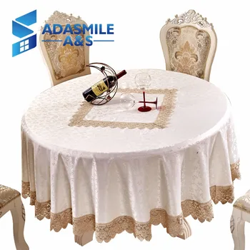Adasmile Rural Style Lace Embroidered Elegant Round Table Cloth Tablecloth Table Cover Overlays For Banqute Wedding Party
Adasmile Rural Style Lace Embroidered Elegant Round Table Cloth Tablecloth Table Cover Overlays For Banqute Wedding Party