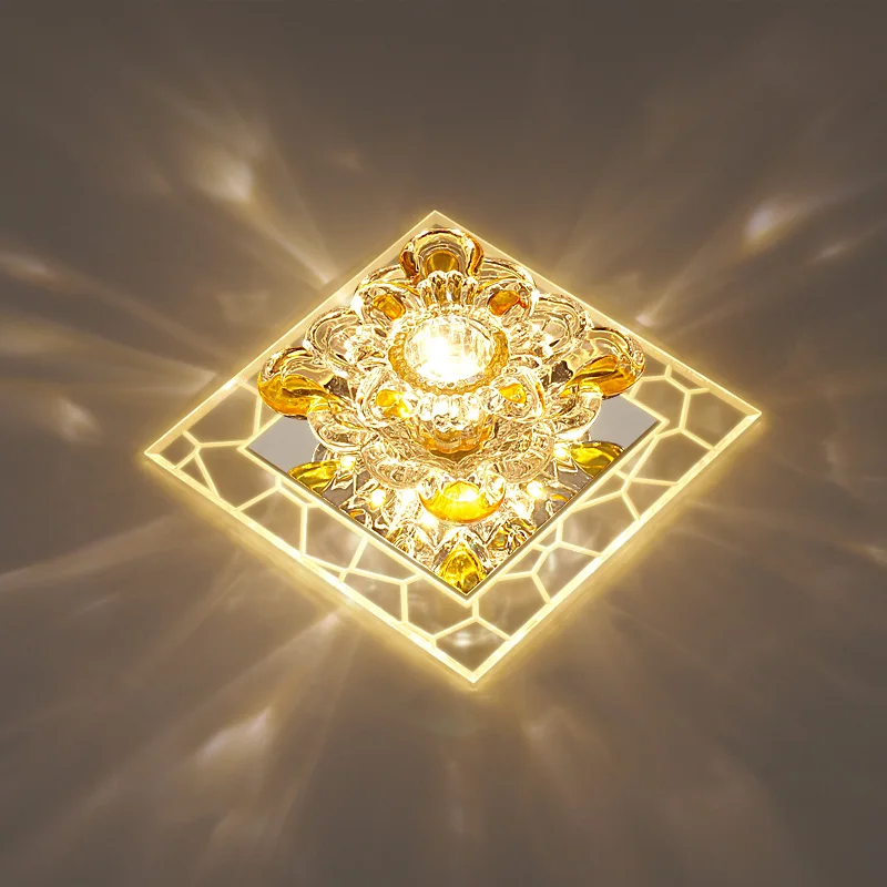Square aisle lights corridor lamp LED Bulbs lamp room porch lamp ceiling lamp crystal Corridor light Seven color LU62250 ZL408
Square aisle lights corridor lamp LED Bulbs lamp room porch lamp ceiling lamp crystal Corridor light Seven color LU62250 ZL408