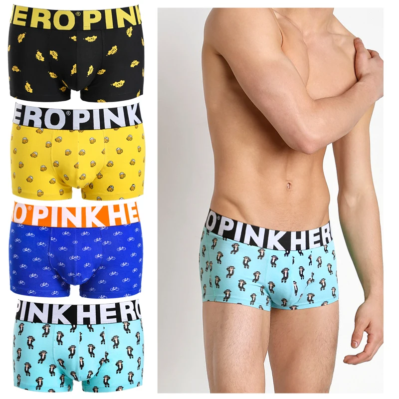 New 2019 Pink Heroes Fashion Underwear Cotton Men Boxer Shorts High-quality Men Panties Male Underpants Comfortable Cool 804
New 2019 Pink Heroes Fashion Underwear Cotton Men Boxer Shorts High-quality Men Panties Male Underpants Comfortable Cool 804
