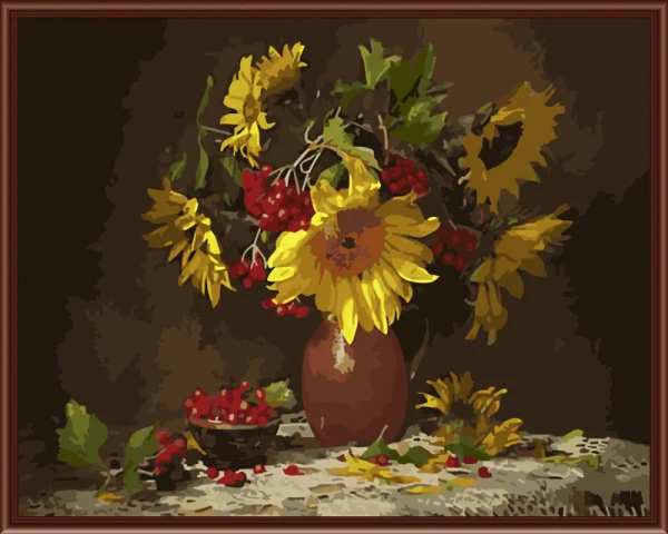 Frameless picture on wall acrylic painting by numbers abstract oil painting unique gift paint by numbers Still life, sunflower
Frameless picture on wall acrylic painting by numbers abstract oil painting unique gift paint by numbers Still life, sunflower