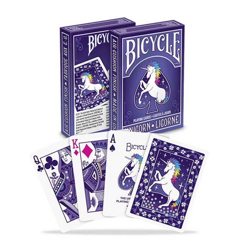 Bicycle Unicorn Standard Playing Cards Deck Poker Size USPCC Custom Limited Edition Magic Cards Magic Tricks Props for Magician
Bicycle Unicorn Standard Playing Cards Deck Poker Size USPCC Custom Limited Edition Magic Cards Magic Tricks Props for Magician