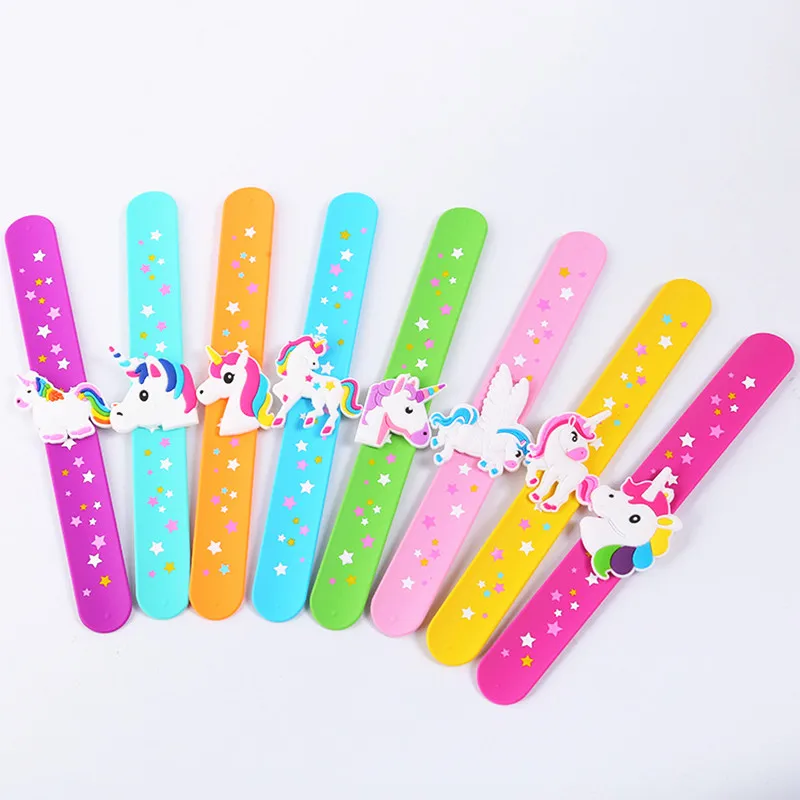 New Unicorn Party Rubber Bangle Bracelet Unicornio Birthday Party