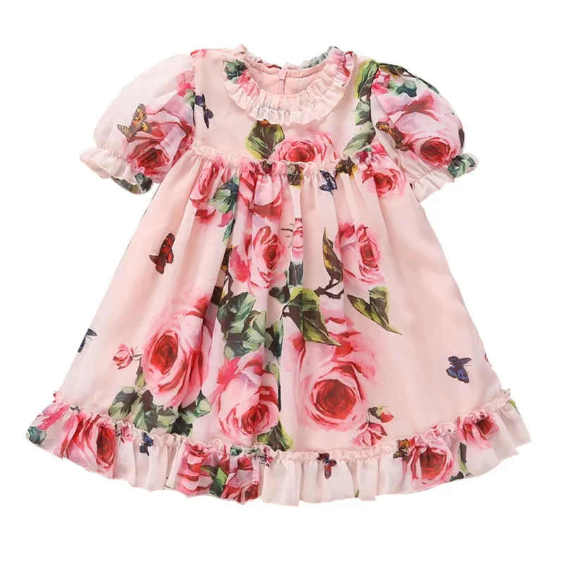Cute Baby Girls Dress Flower Puff Sleeves Dress For Baby Girls Holiday Party Baby Girls Clothing
Cute Baby Girls Dress Flower Puff Sleeves Dress For Baby Girls Holiday Party Baby Girls Clothing