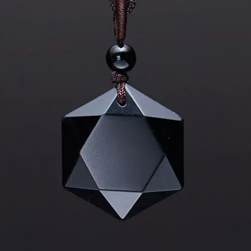 Drop shipping Black Obsidian pendant necklace obsidian star of RongDe pendant Lucky Love Crystal Jewelry With Free Rope
Drop shipping Black Obsidian pendant necklace obsidian star of RongDe pendant Lucky Love Crystal Jewelry With Free Rope