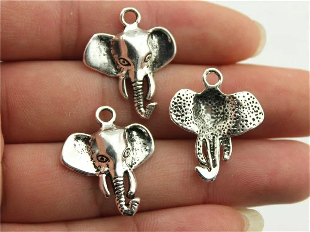 WYSIWYG 12pcs 25x21mm Antique Silver Pendants Elephant Charm Elephant For Jewelry Making Pendants Elephant
WYSIWYG 12pcs 25x21mm Antique Silver Pendants Elephant Charm Elephant For Jewelry Making Pendants Elephant