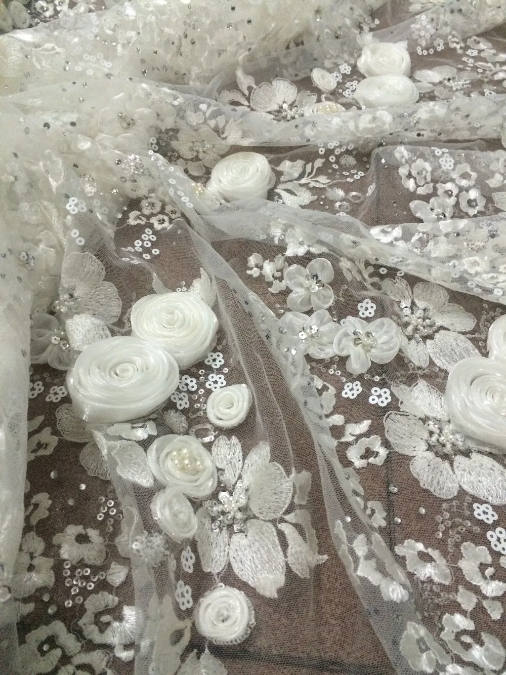 Latest 3d flower African Tulle Lace fabric Beautiful with stones french lace fabric for fashion dress
Latest 3d flower African Tulle Lace fabric Beautiful with stones french lace fabric for fashion dress