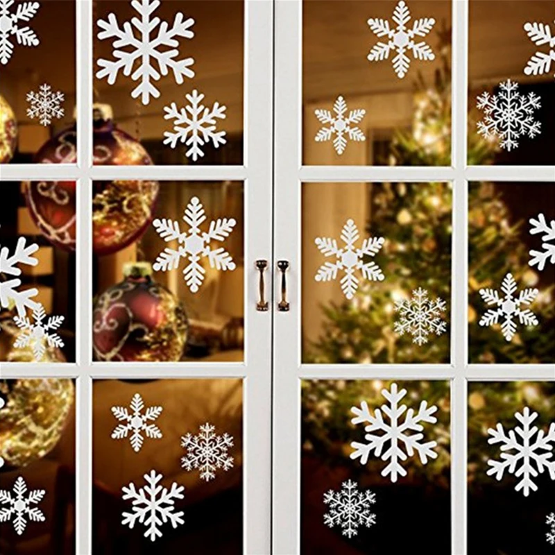 27Pcs/Lot Christmas Snowflake Window Sticker Winter Wall Stickers Kids Room Christmas Decorations for Home New Year Stickers
27Pcs/Lot Christmas Snowflake Window Sticker Winter Wall Stickers Kids Room Christmas Decorations for Home New Year Stickers